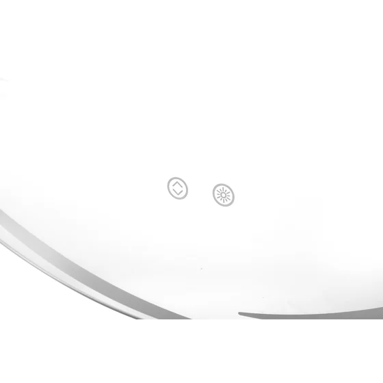 Oglinda de Baie cu Led Circo, Ø80 cm, Actionare Touch, Lumina Calda/Rece/Neutra picture - 7