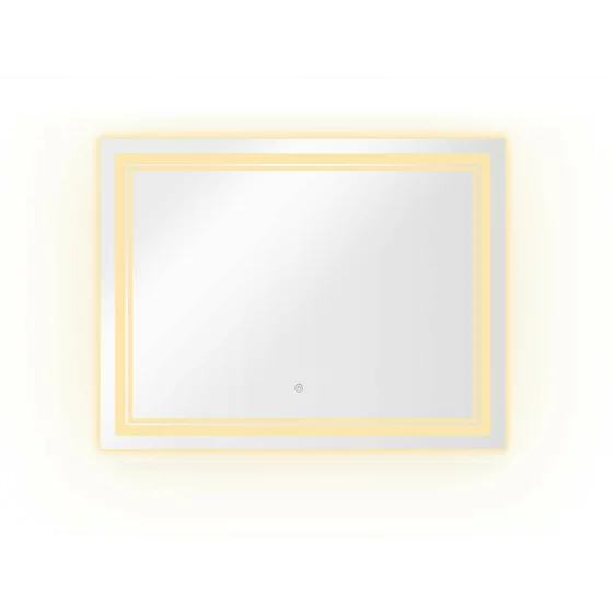 Oglinda de Baie cu Led Lumiro, 90x3.5x70 cm, Actionare Touch, Lumina Calda/Rece/Neutra picture - 5