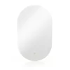 Oglinda de Baie cu Led Ovelia, 50x80 cm, Actionare Touch, Lumina Calda/Rece