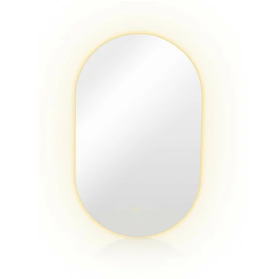 Oglinda de Baie cu Led Ovelia, 50x80 cm, Actionare Touch, Lumina Calda/Rece picture - 2