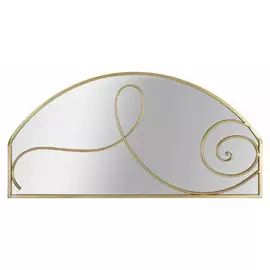 Oglinda de perete, Roma1697, Auriu, Metal, MDF si Oglinda, 60x120x2.5 cm