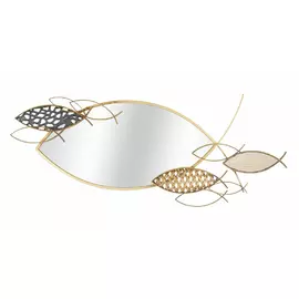 Oglinda de perete, Roma1735, Multicolor, Metal, MDF si Oglinda, 39x91x4.5 cm