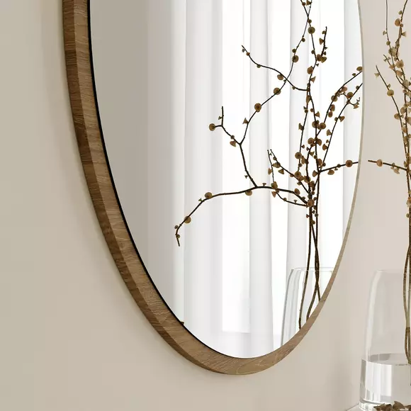 Oglinda Decorativa Ayna Ceviz A707 60x60 cm picture - 3