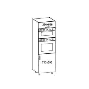 Older - Corp Inalt 2 usi pentru cuptor si cuptor cu microunde 60 cm