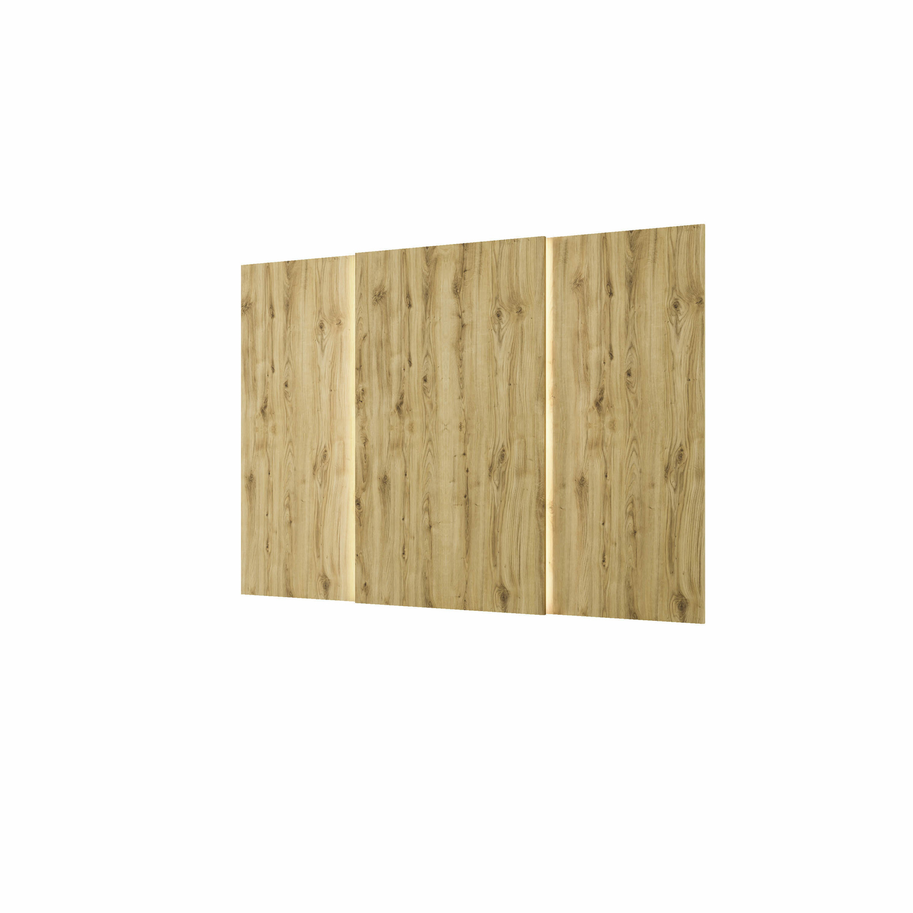 Panou modern 175, 175x4.8x130 cm, stejar navarra