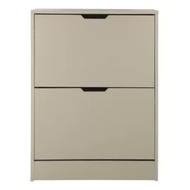 Pantofar Corry II, 2 sertare, 60x24x83 cm, Pal Melaminat/MDF, Casmir