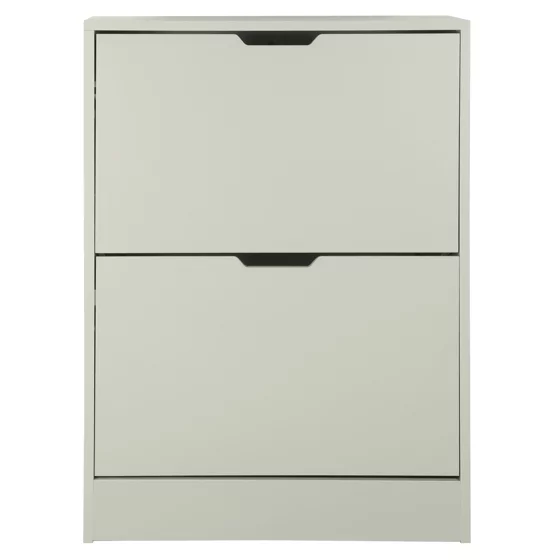 Pantofar Corry II, 2 sertare, 60x24x83 cm, Pal Melaminat/MDF, Gri picture - 1