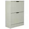 Pantofar Corry II, 2 sertare, 60x24x83 cm, Pal Melaminat/MDF, Gri picture - 2