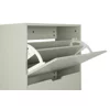 Pantofar Corry II, 2 sertare, 60x24x83 cm, Pal Melaminat/MDF, Gri picture - 3
