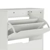 Pantofar Corry II, 3 sertare, 60x24x118 cm, Pal Melaminat/MDF, Alb Mat picture - 4