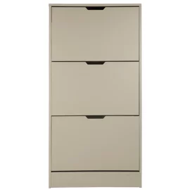 Pantofar Corry II, 3 sertare, 60x24x118 cm, Pal Melaminat/MDF, Casmir