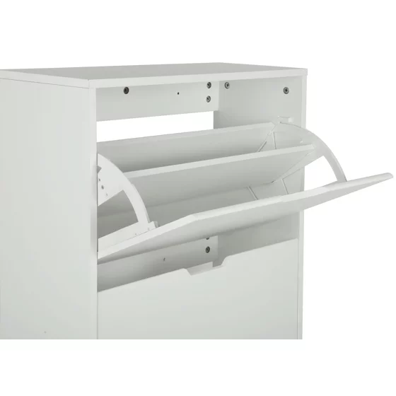 Pantofar Corry II, 4 sertare, 60x24x157 cm, Pal Melaminat/MDF, Alb picture - 4
