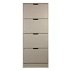 Pantofar Corry II, 4 sertare, 60x24x157 cm, Pal Melaminat/MDF, Casmir picture - 1