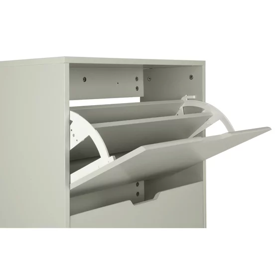 Pantofar Corry II, 4 sertare, 60x24x157 cm, Pal Melaminat/MDF, Gri Mat picture - 4