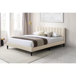 Pat Tapitat Aurora, 160x200 cm, Catifea Beige