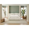 Pat Tapitat Bella XL, 2 Noptiere Incluse, Spatiu De Depozitare,  160x200 cm, Stofa - Crem picture - 1