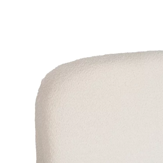 Pat Tapitat Cu Somiera Rabatabila Batumi, 180x200 cm, Boucle, Crem picture - 5