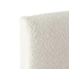 Pat Tapitat cu Somiera Rabatabila Munkedal 160x200 cm, Boucle Crem picture - 8