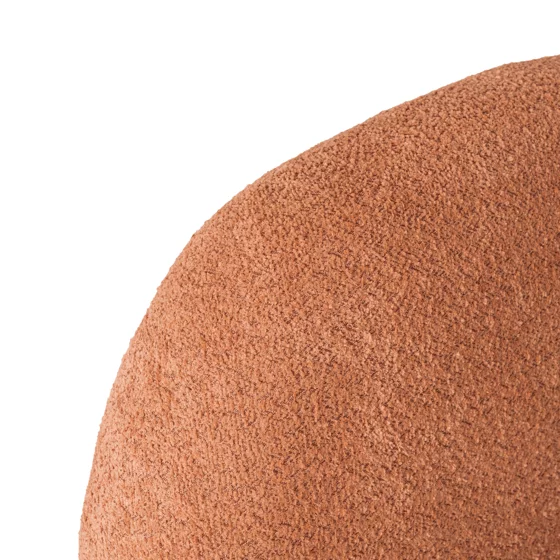 Pat Tapitat Cu Somiera Rabatabila Rivne, 160x200 cm, Boucle, Caramiziu picture - 5