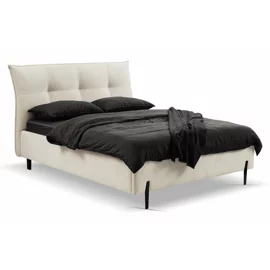 Pat Tapitat Danae Somiera Rabatabila, Tapiterie Premium, 160x200 cm, Ivory