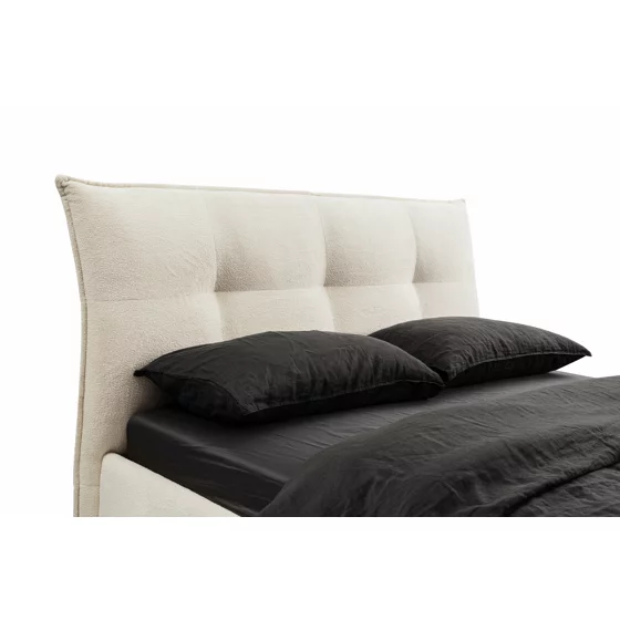 Pat Tapitat Danae Somiera Rabatabila, Tapiterie Premium, 160x200 cm, Ivory picture - 5