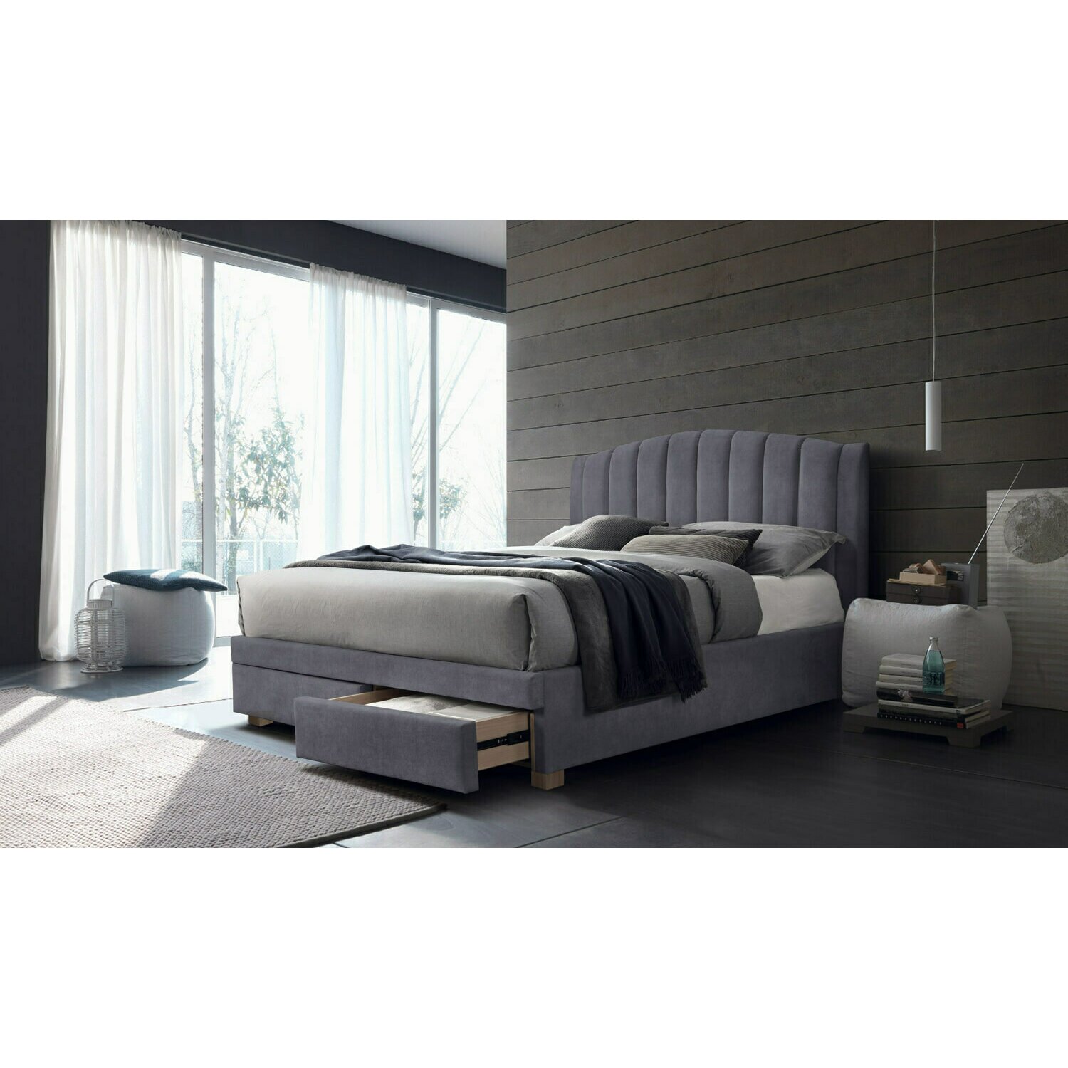 Pat tapitat emotion velvet gri