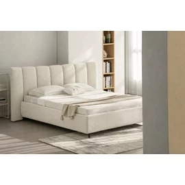 Pat Tapitat Valor 160x200 cm, Stofa Crem