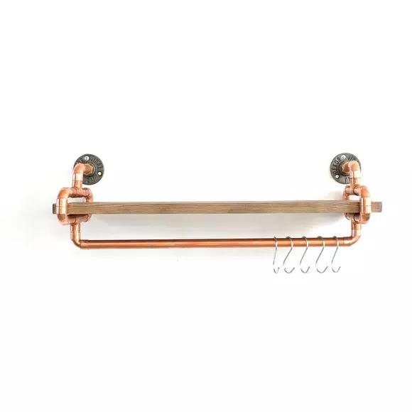 Polita Decorativa in Stil Industrial COP045, 60x17x19 cm picture - 5