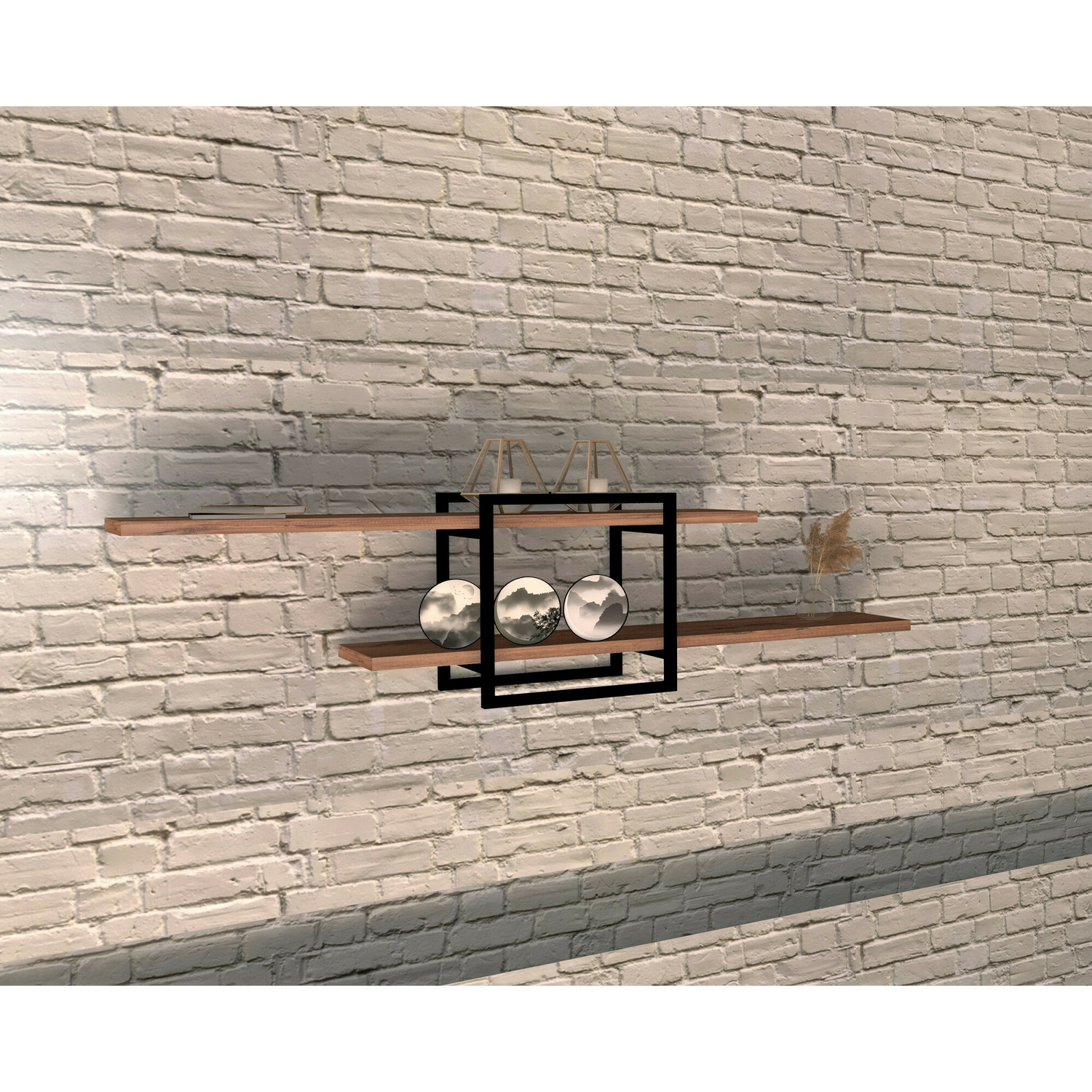 Polita mone, 120x18x30 cm - pine atlantik
