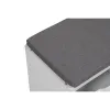 Bancuta pentru Pantofi Sedo, 80x30x43.2 h cm, Pal Melaminat, Alb/Gri picture - 7