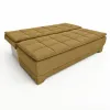 Canapea Extensibila Aurora,  202x94x84 h cm, Stofa, Mustar picture - 3