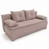 Canapea Extensibila Aurora,  202x94x84 h cm, Stofa, Roz picture - 2