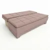 Canapea Extensibila Aurora,  202x94x84 h cm, Stofa, Roz picture - 3