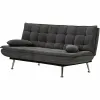 Canapea Extensibila Cambridge, 196x92x85 cm, Stofa Gri picture - 4
