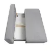 Canapea Extensibila Maranello, 3L, 200x95x95 cm, Stofa Gri picture - 5