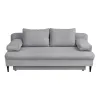 Canapea Extensibila Maranello, 3L, 200x95x95 cm, Stofa Gri picture - 1