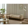 Canapea Extensibila Neo, 238x85x90 h cm, Catifea Beige Inchis picture - 3