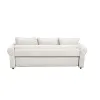 Canapea Extensibila Sara,235x90x75 h cm, Stofa Abriamo 03 Bej picture - 3