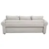 Canapea Extensibila Sara,235x90x75 h cm, Stofa Abriamo 02 Bej Inchis picture - 4