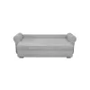Canapea Extensibila Sara,235x90x75 h cm, Stofa Abriamo 07 Gri Deschis picture - 4