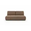 Canapea Extensibila Songa, 208x104x92 h cm, Stofa Vinci 38 Maro picture - 1