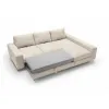 Coltar Extensibil Asti, 260x188x77-87 h cm, Stofa Beige picture - 2