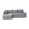 Coltar Extensibil Bari, Universal, 266x185x74-91 h cm, Stofa, Gri picture - 1