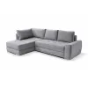 Coltar Extensibil Bari, Universal, 266x185x74-91 h cm, Stofa, Gri picture - 2