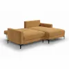 Coltar Extensibil Bergamo 238x162x92 h cm, Stofa Mustar picture - 3