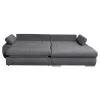 Coltar Extensibil Eternity, Spatiu de Depozitare, 295x177x90 h cm, Stofa, Gri picture - 8