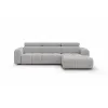 Coltar Extensibil Liguria, 300x185x84 h cm, Stofa Gri Deschis picture - 1