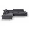 Coltar Extensibil Lonigo, 247x196x71-84 cm, Stofa Grafit Polaris 20 picture - 1