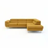 Coltar Extensibil Lotos,  275x230x73-87 h cm, Stanga, Stofa Galben Mustar picture - 1