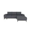 Coltar Extensibil Luigi, 262x168x85 h cm, Stofa, Grafit picture - 2